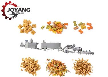 Aliments pour chiens secs adaptés aux besoins du client d'acier inoxydable faisant à ligne de production à la machine 140-160 kg/h heures