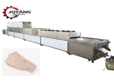 Séchage de micro-onde certifié par BV et équipement de dégraissage de peau de porc de machine de stérilisation