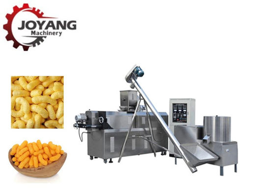 Les boules automatiques de souffle de fromage courbe la chaîne de fabrication machine d'extrudeuse de maïs