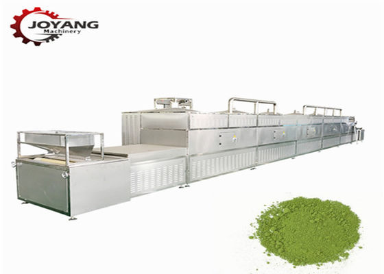 poudre de thé vert de machine de stérilisation par micro-ondes de 60kw 60kg/H
