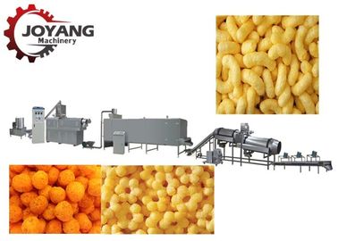 150-500 casse-croûte de riz de maïs de machine de maïs de souffle de kg/hr faisant à machine la boudineuse à vis jumelle