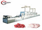 machine de dégraissage à hyperfréquences de 60kw 60kg/h de matériel de produit industriel de viande